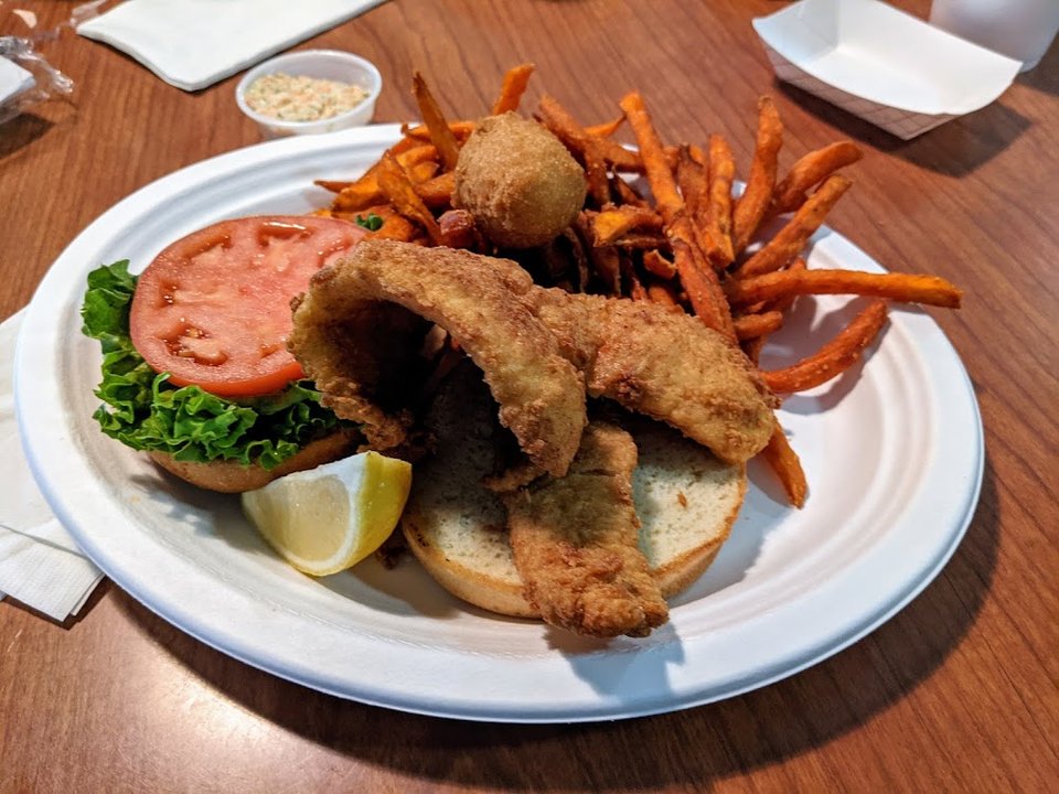 Flounder Sandwich