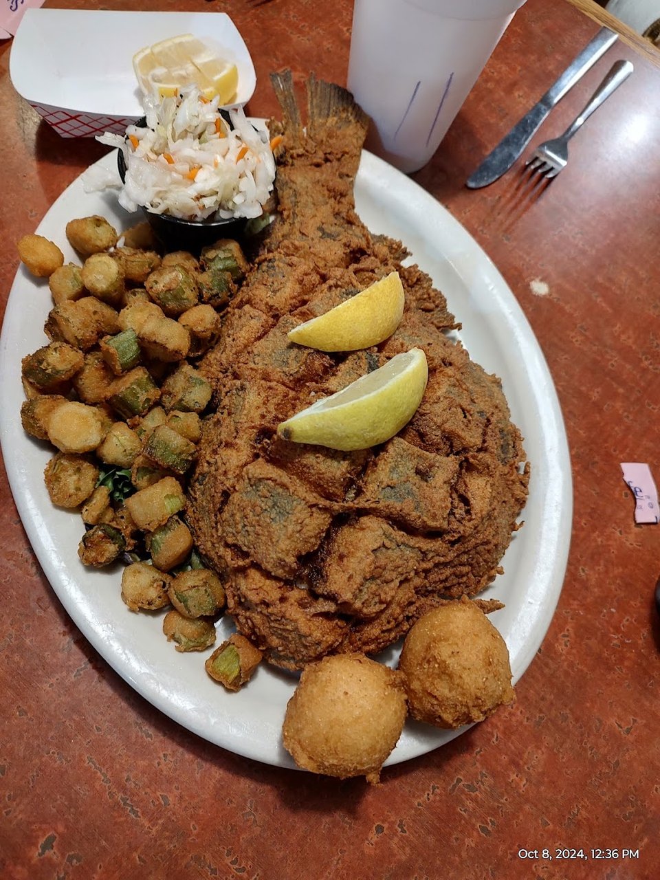 Fried Shrimp and Flounder